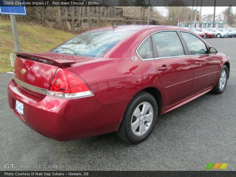 Red Jewel Tintcoat / Ebony 2009 Chevrolet Impala LT