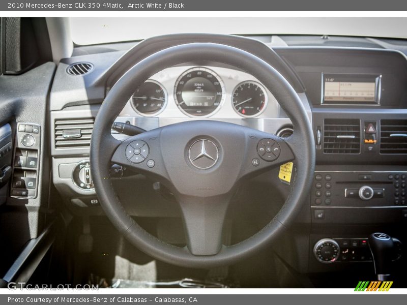 Arctic White / Black 2010 Mercedes-Benz GLK 350 4Matic