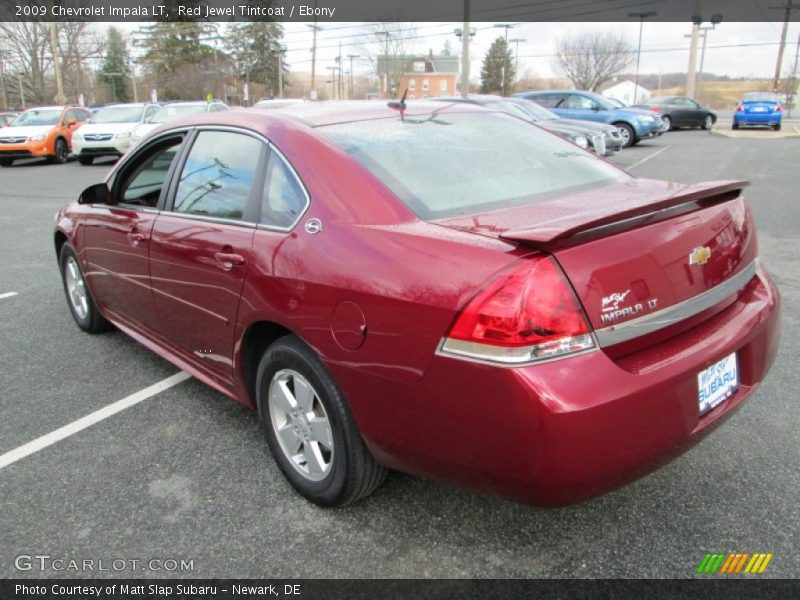 Red Jewel Tintcoat / Ebony 2009 Chevrolet Impala LT