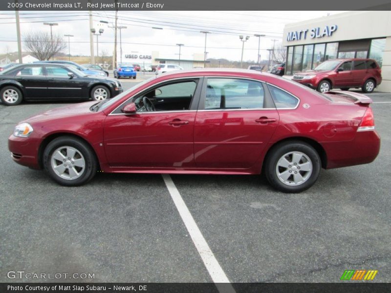 Red Jewel Tintcoat / Ebony 2009 Chevrolet Impala LT