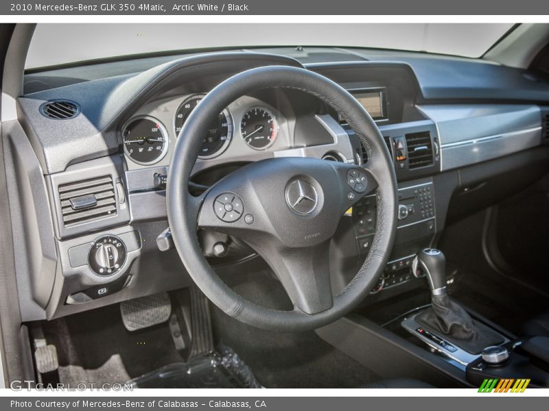Arctic White / Black 2010 Mercedes-Benz GLK 350 4Matic