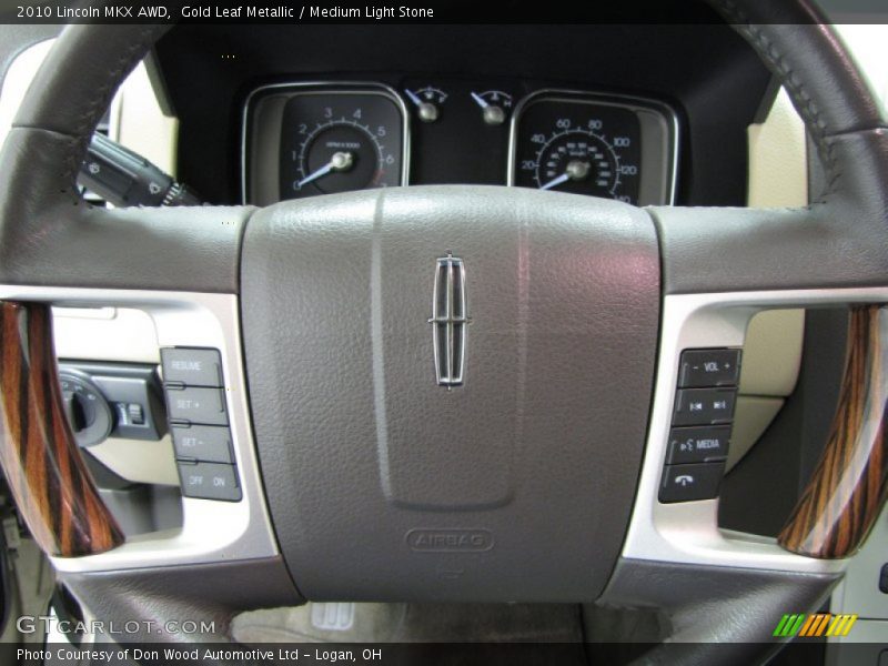 Gold Leaf Metallic / Medium Light Stone 2010 Lincoln MKX AWD