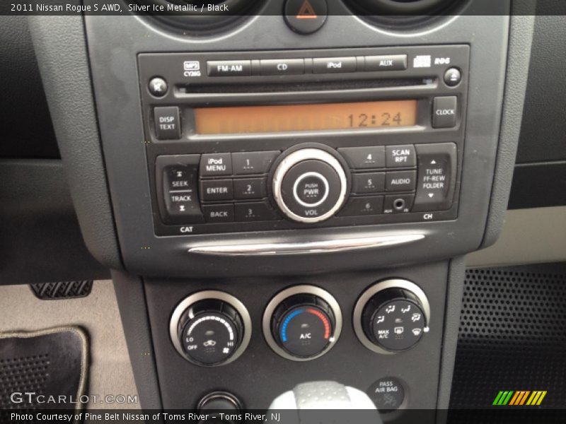 Silver Ice Metallic / Black 2011 Nissan Rogue S AWD
