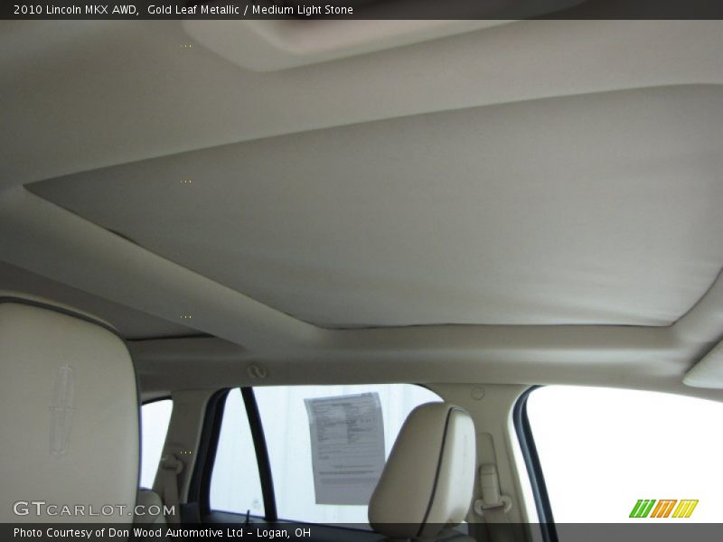 Gold Leaf Metallic / Medium Light Stone 2010 Lincoln MKX AWD