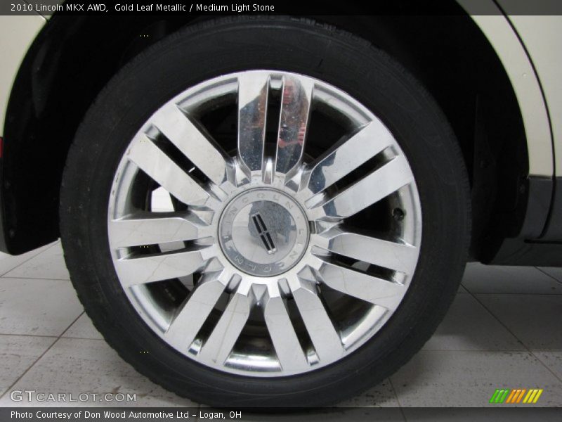 Gold Leaf Metallic / Medium Light Stone 2010 Lincoln MKX AWD