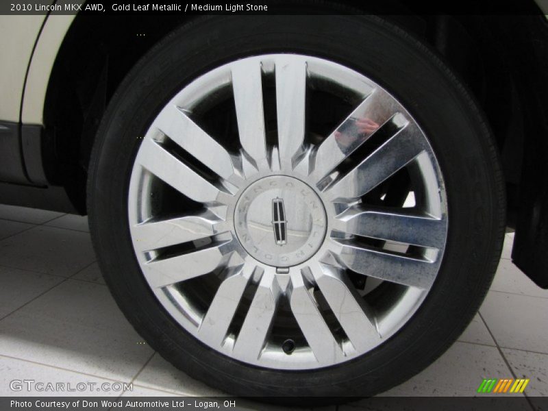 Gold Leaf Metallic / Medium Light Stone 2010 Lincoln MKX AWD
