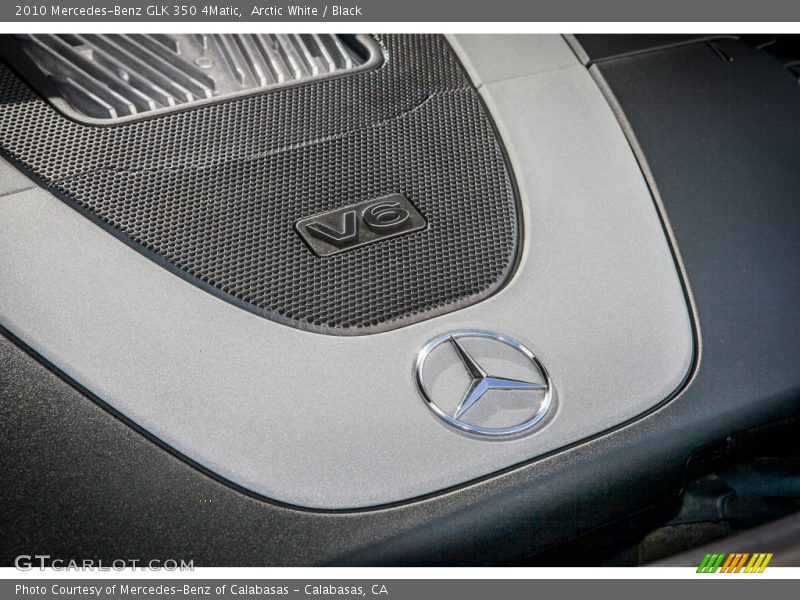 Arctic White / Black 2010 Mercedes-Benz GLK 350 4Matic