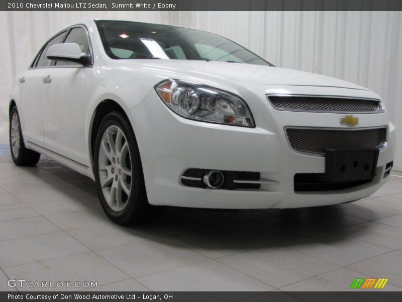 Summit White / Ebony 2010 Chevrolet Malibu LTZ Sedan