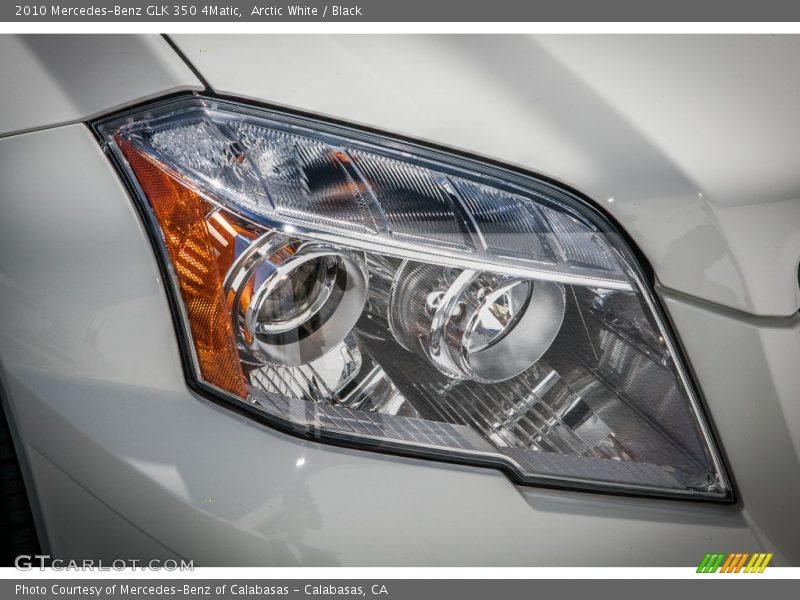 Arctic White / Black 2010 Mercedes-Benz GLK 350 4Matic