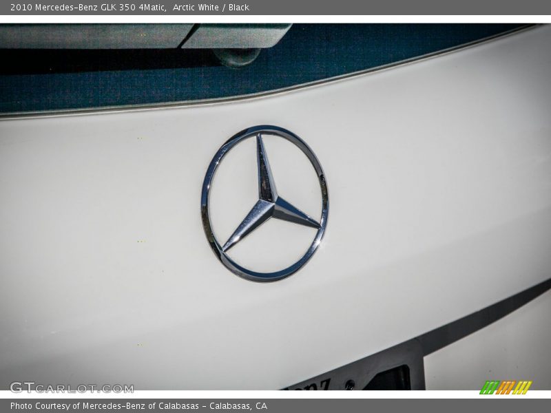 Arctic White / Black 2010 Mercedes-Benz GLK 350 4Matic