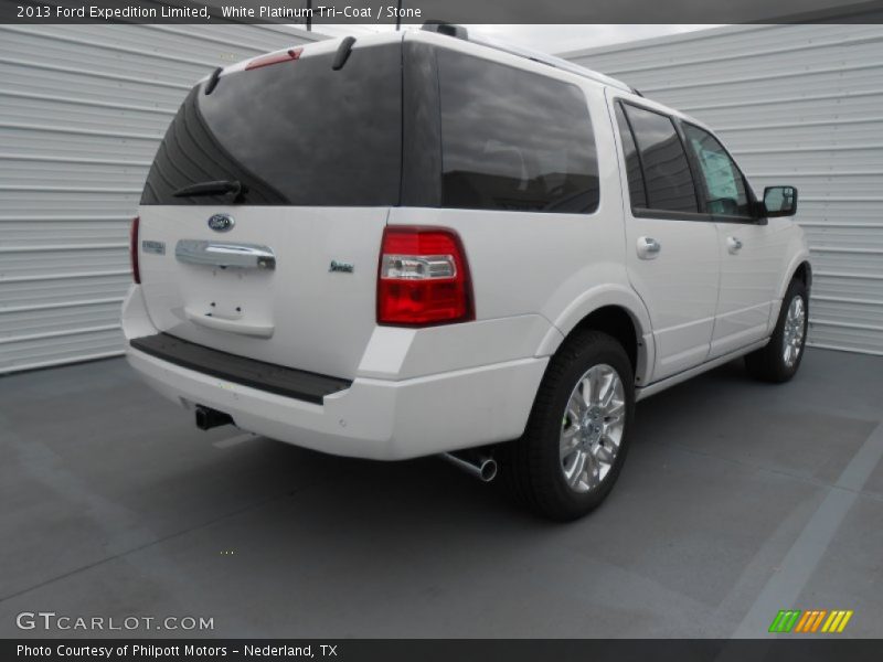 White Platinum Tri-Coat / Stone 2013 Ford Expedition Limited