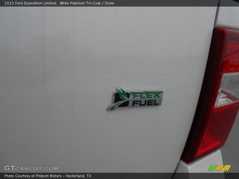 White Platinum Tri-Coat / Stone 2013 Ford Expedition Limited