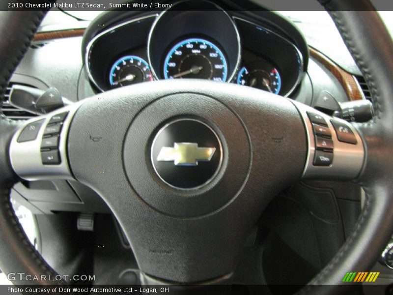 Summit White / Ebony 2010 Chevrolet Malibu LTZ Sedan