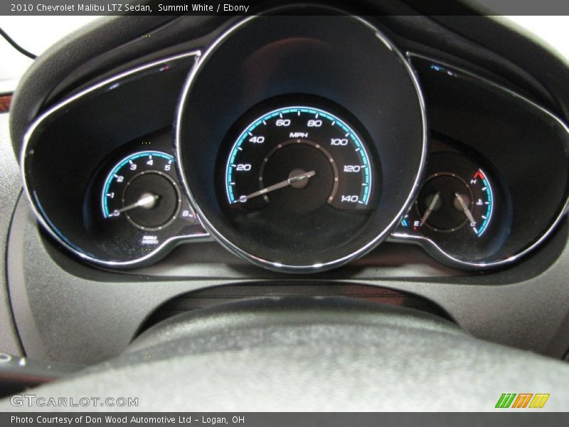 Summit White / Ebony 2010 Chevrolet Malibu LTZ Sedan