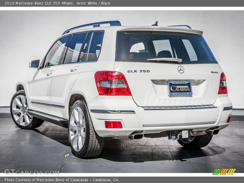 Arctic White / Black 2010 Mercedes-Benz GLK 350 4Matic