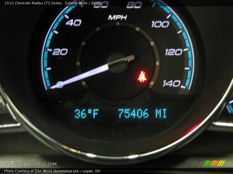 Summit White / Ebony 2010 Chevrolet Malibu LTZ Sedan