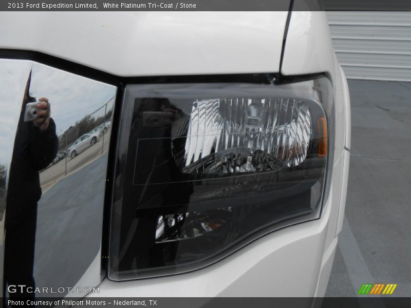White Platinum Tri-Coat / Stone 2013 Ford Expedition Limited