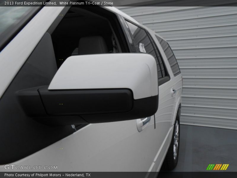 White Platinum Tri-Coat / Stone 2013 Ford Expedition Limited