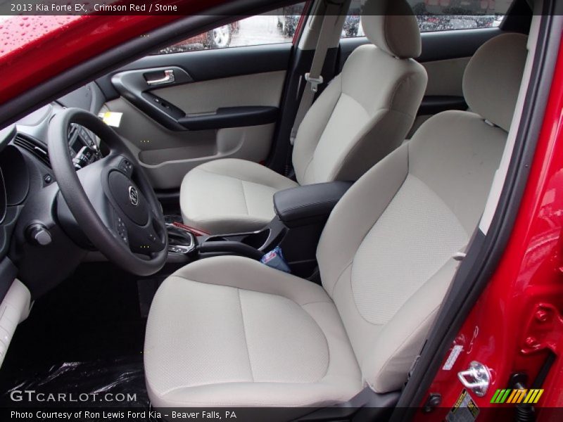 Crimson Red / Stone 2013 Kia Forte EX