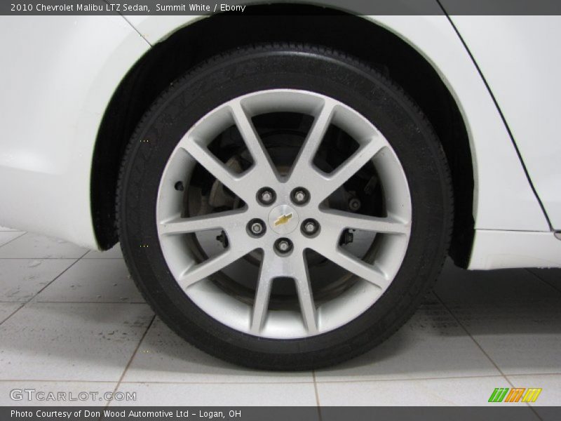 Summit White / Ebony 2010 Chevrolet Malibu LTZ Sedan