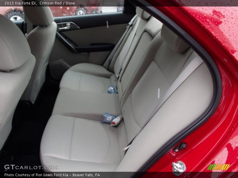 Crimson Red / Stone 2013 Kia Forte EX