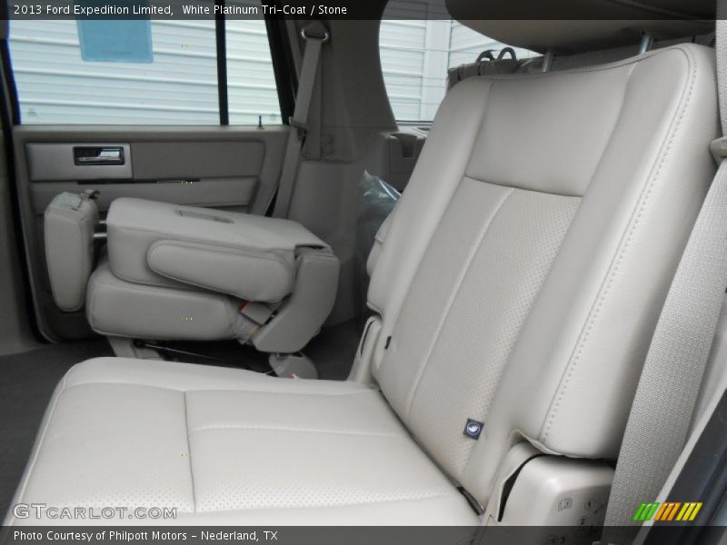 White Platinum Tri-Coat / Stone 2013 Ford Expedition Limited
