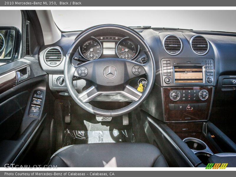Black / Black 2010 Mercedes-Benz ML 350