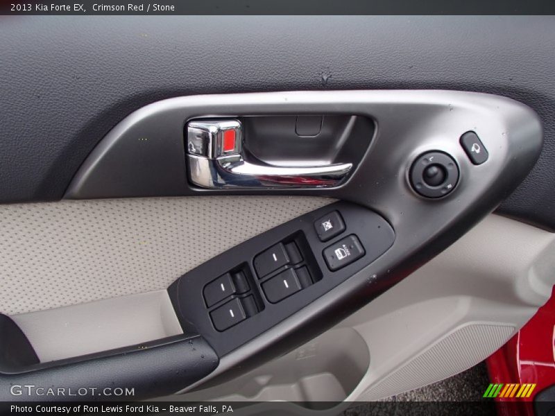 Crimson Red / Stone 2013 Kia Forte EX