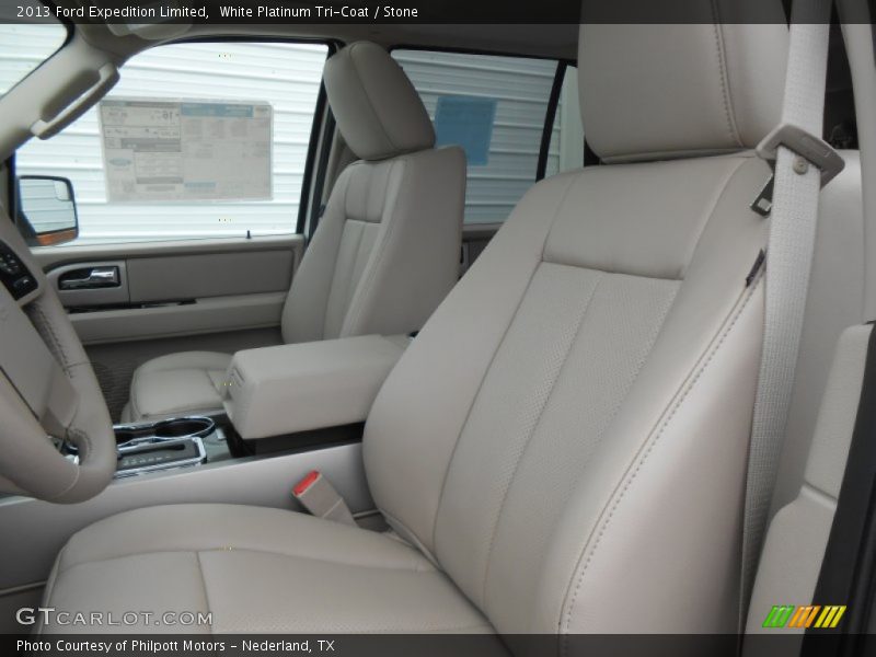 Front Seat of 2013 Expedition Limited