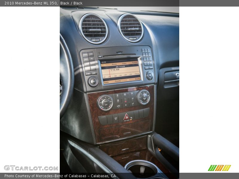 Black / Black 2010 Mercedes-Benz ML 350