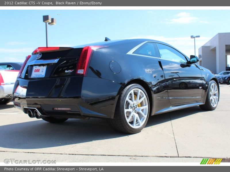 Black Raven / Ebony/Ebony 2012 Cadillac CTS -V Coupe