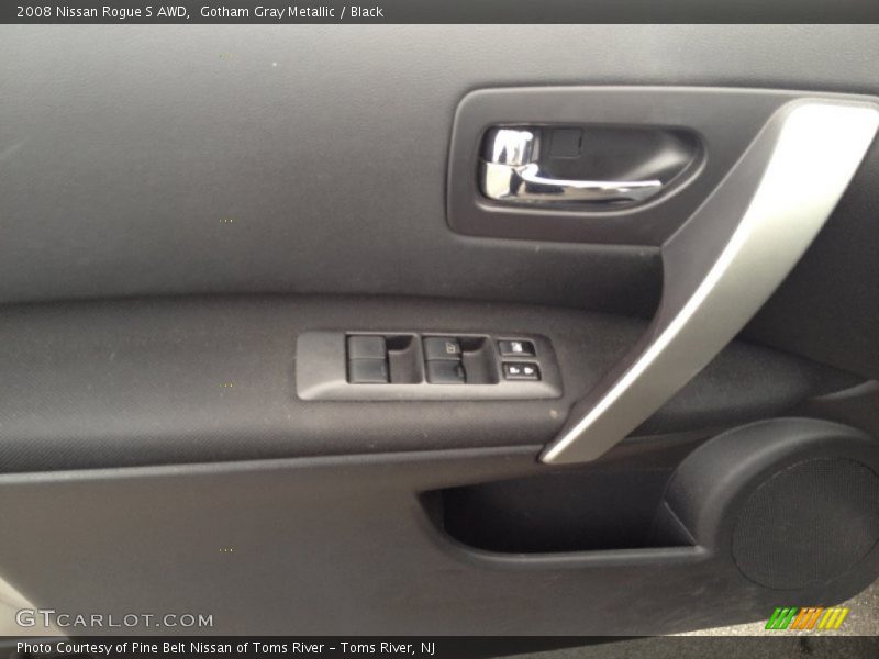 Gotham Gray Metallic / Black 2008 Nissan Rogue S AWD