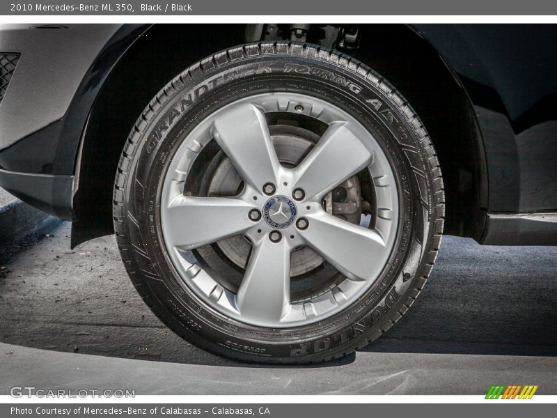Black / Black 2010 Mercedes-Benz ML 350