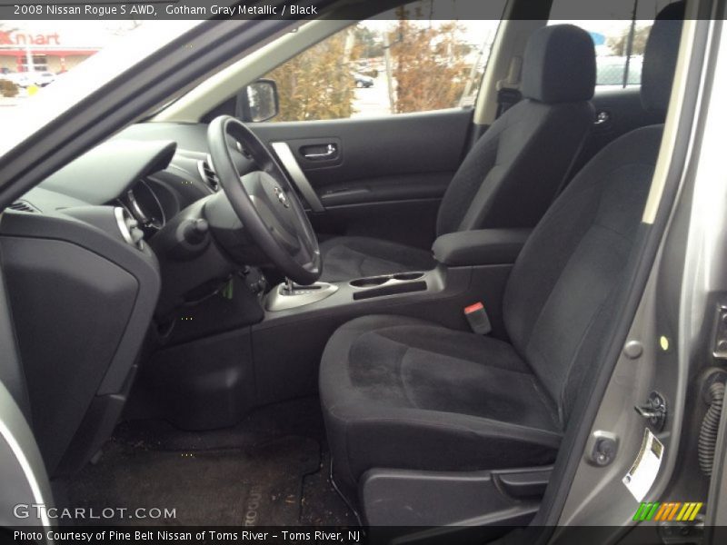 Gotham Gray Metallic / Black 2008 Nissan Rogue S AWD