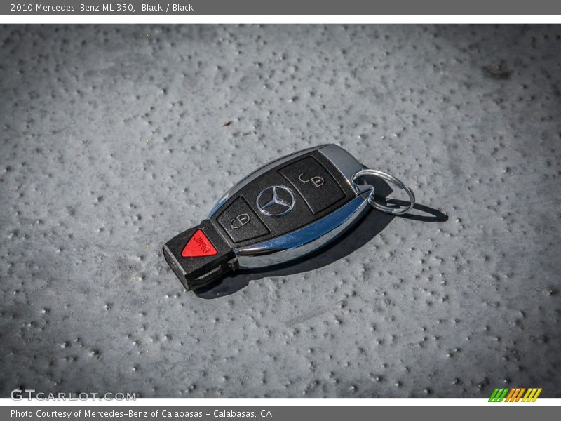 Black / Black 2010 Mercedes-Benz ML 350