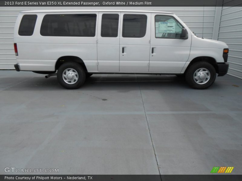  2013 E Series Van E350 XL Extended Passenger Oxford White