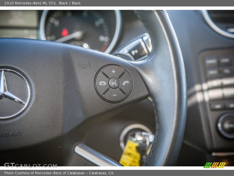 Black / Black 2010 Mercedes-Benz ML 350