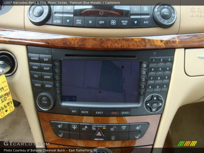 Controls of 2007 E 550 4Matic Sedan
