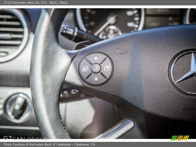Black / Black 2010 Mercedes-Benz ML 350