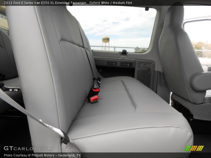 Oxford White / Medium Flint 2013 Ford E Series Van E350 XL Extended Passenger