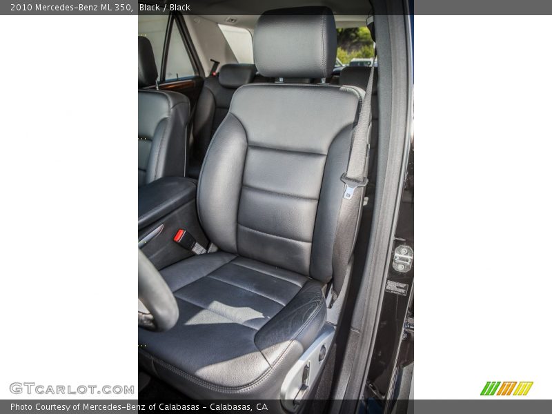 Black / Black 2010 Mercedes-Benz ML 350