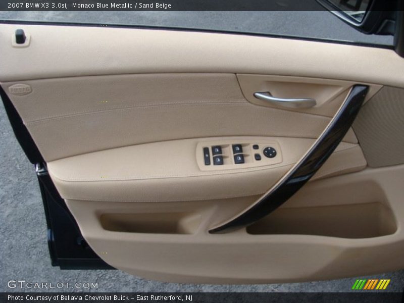 Monaco Blue Metallic / Sand Beige 2007 BMW X3 3.0si