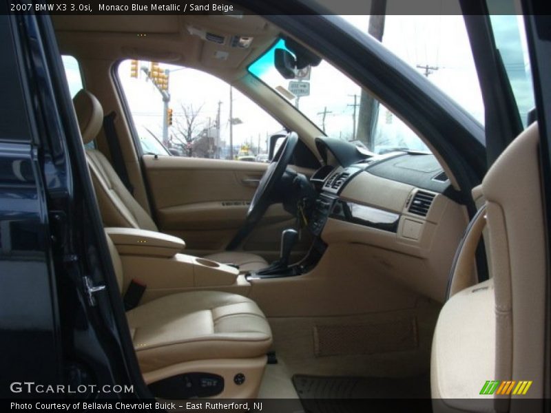 Monaco Blue Metallic / Sand Beige 2007 BMW X3 3.0si