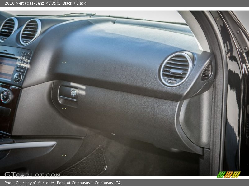 Black / Black 2010 Mercedes-Benz ML 350