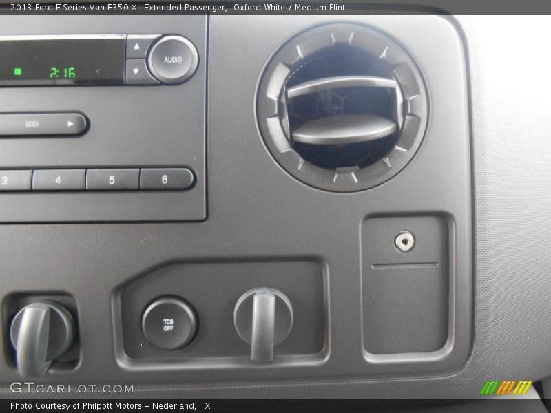 Controls of 2013 E Series Van E350 XL Extended Passenger