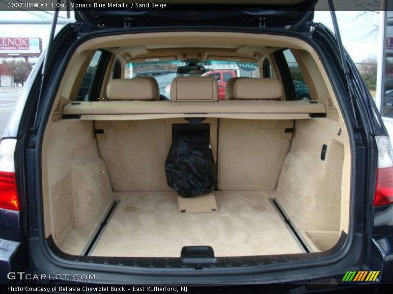 Monaco Blue Metallic / Sand Beige 2007 BMW X3 3.0si