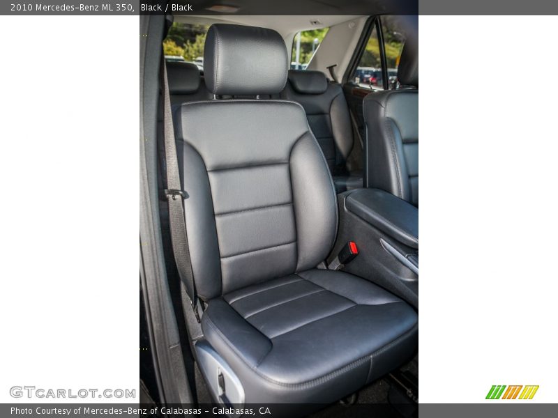Black / Black 2010 Mercedes-Benz ML 350