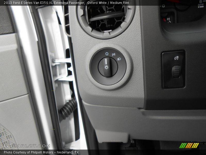 Controls of 2013 E Series Van E350 XL Extended Passenger