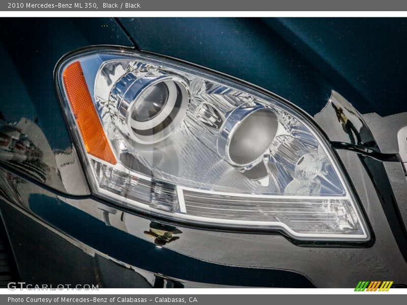 Black / Black 2010 Mercedes-Benz ML 350