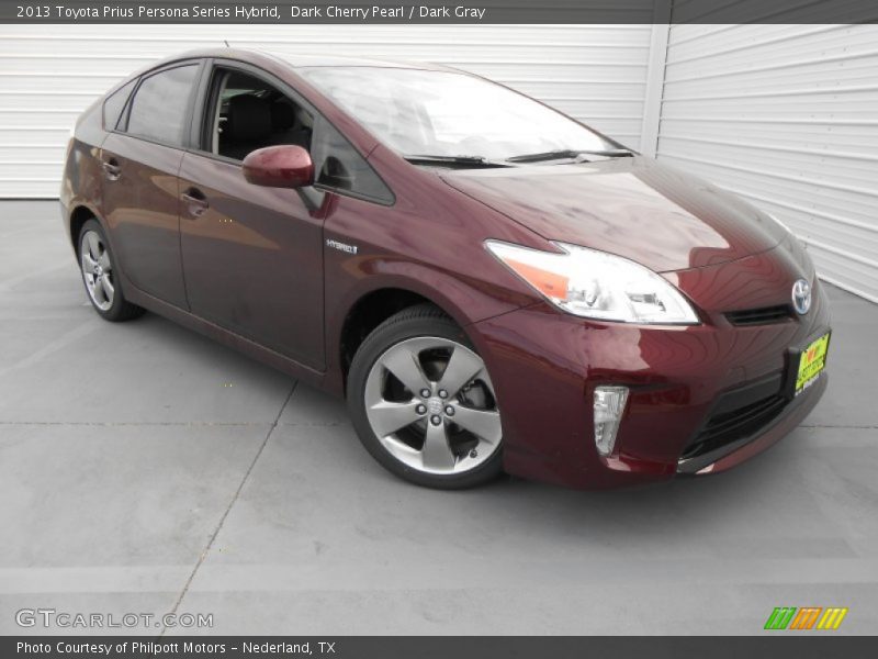 Dark Cherry Pearl / Dark Gray 2013 Toyota Prius Persona Series Hybrid